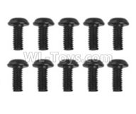 Hosim 9137 Parts-screws parts-LS14 Round head screw(10pcs)-2.5x6x5PWMHO,Hosim 9137 RC Car Parts